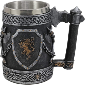 Caneca Escudo Brasão Medieval Leão Inglês