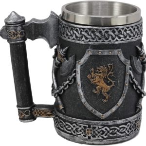 Caneca Escudo Brasão Medieval Leão Inglês