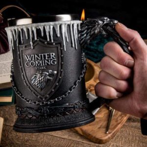 Caneca Game of Thrones Winter Coming Stark – Escudo Casa Stark